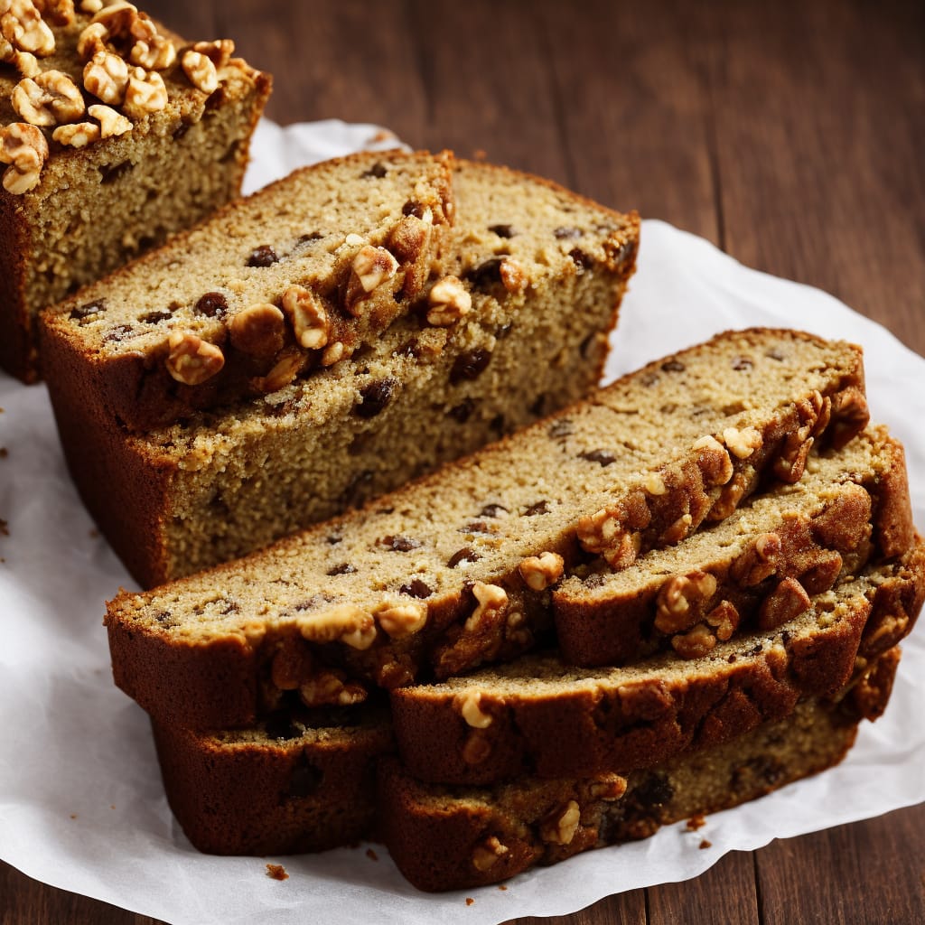 British Date and Walnut Loaf Cake