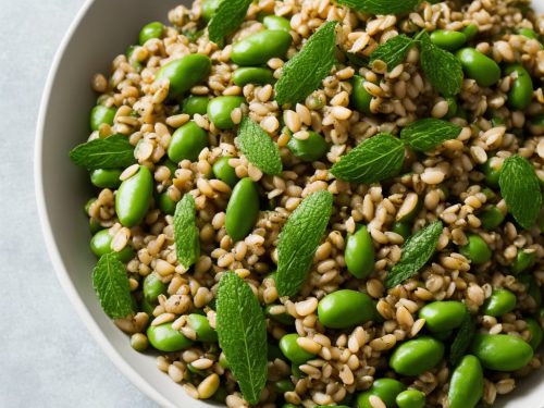 Broad Bean, Barley & Mint Salad