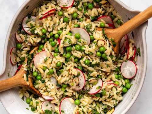 Broad Bean, Pea & Orzo Salad