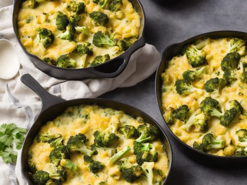 Broccoli and Cauliflower Cheese Casserole