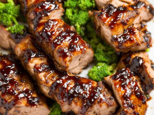 Brown Sugar and Balsamic Glazed Pork Tenderloin