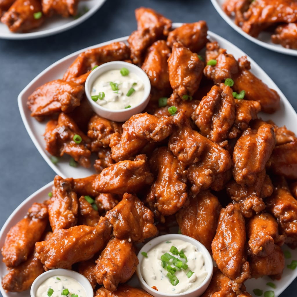 Buffalo Wings with Blue Cheese Dip