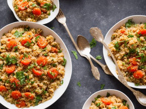 Bulgur Wheat, Date & Clementine Salad