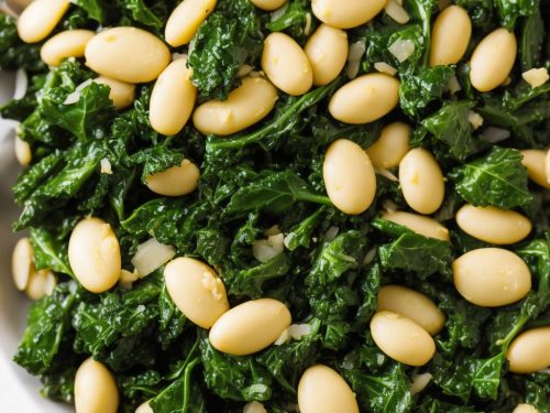 Butter Beans with Kale, Lemon, Chilli & Garlic