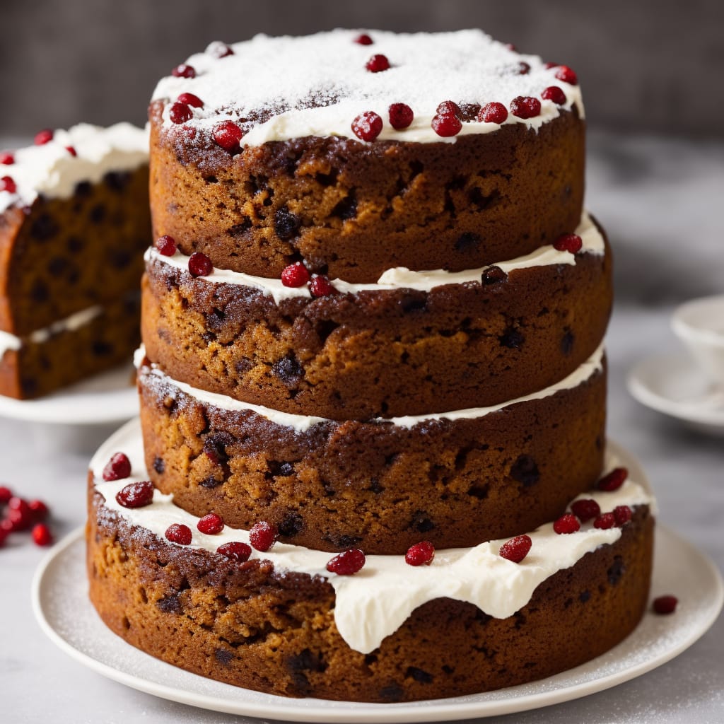 Buttered Rum Christmas Cake