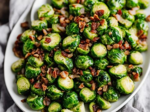 Buttered sprouts with pancetta