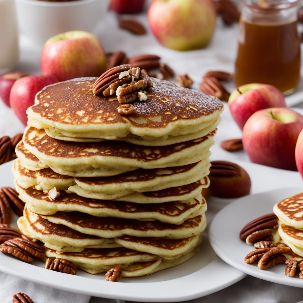 Buttermilk Pancakes with Maple Apples & Pecans