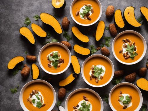 Butternut and Acorn Squash Soup