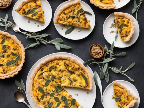 Butternut, Sage & Hazelnut Quiche