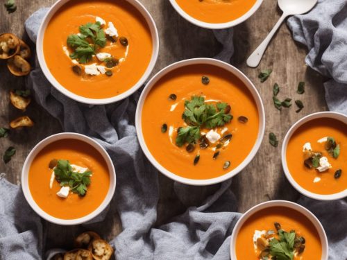 Butternut Squash and Red Pepper Soup