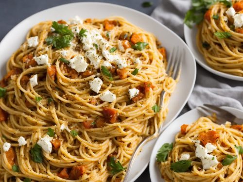 Butternut Squash & Goat's Cheese Spaghetti