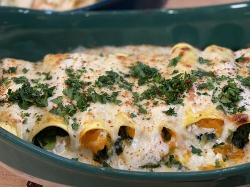 Butternut Squash, Sage & Walnut Honeycomb Cannelloni