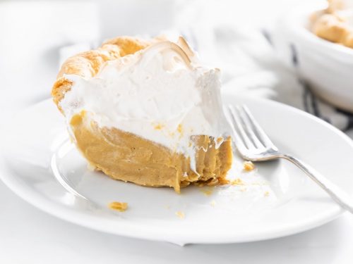 Butterscotch Banana Pie