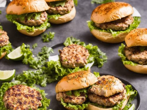 Caesar Turkey Burgers