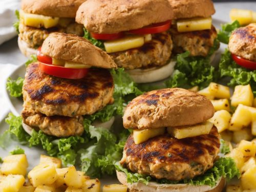 Cajun Chicken & Pineapple Burger