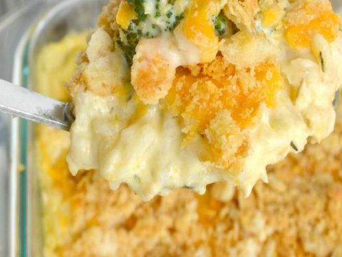 Campbell's Cheesy Chicken and Rice Casserole