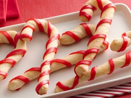 Candy Cane Lollipops