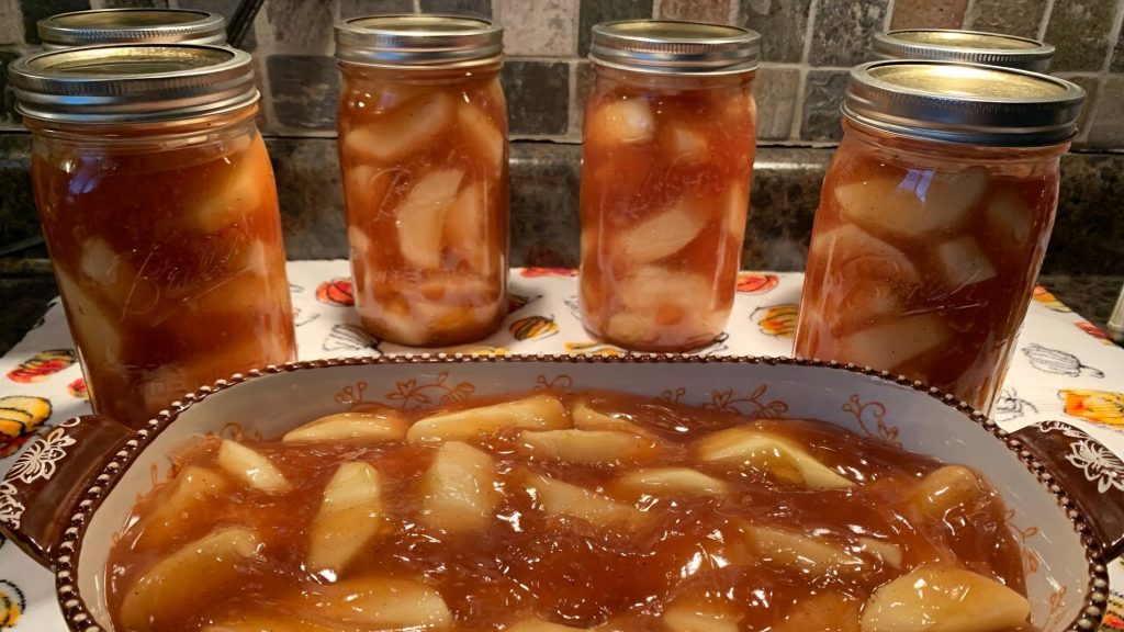 Canned Apple Pie Filling Recipe