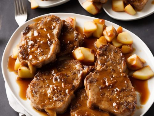 Caramel Apple Pork Chops