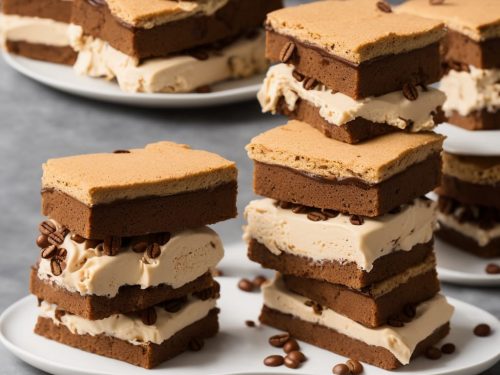 Caramel & Coffee Ice Cream Sandwich