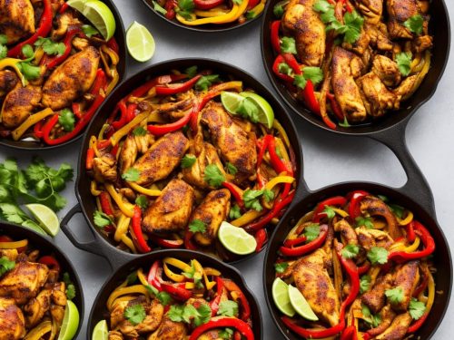 Cast Iron Chicken Fajitas