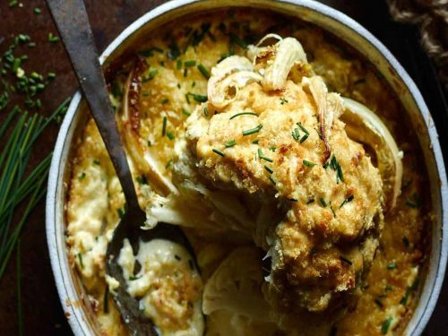 Cauliflower Cheese Mash with Thyme