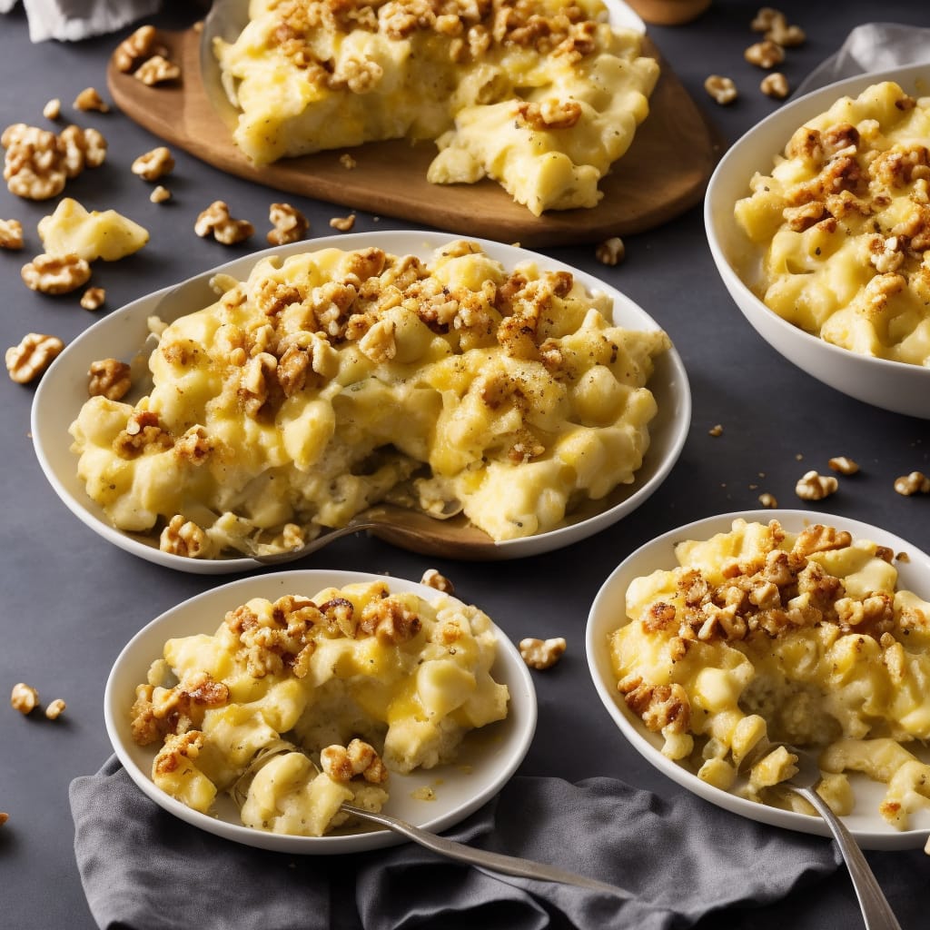 Cauliflower Cheese with Walnuts & Crumbs