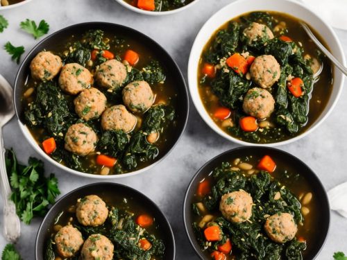 Cavolo Nero, Meatball & Cannellini Soup