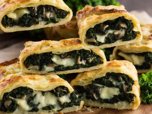 Cavolo Nero, Mushroom, Potato & Fontina Strudel