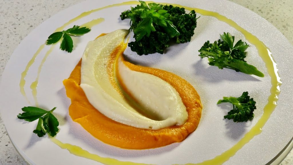 Celeriac, Carrot & Apple Purée