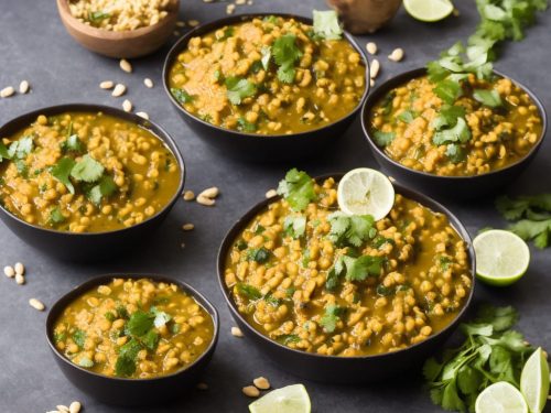 Chana daal chaat with tamarind & herbs