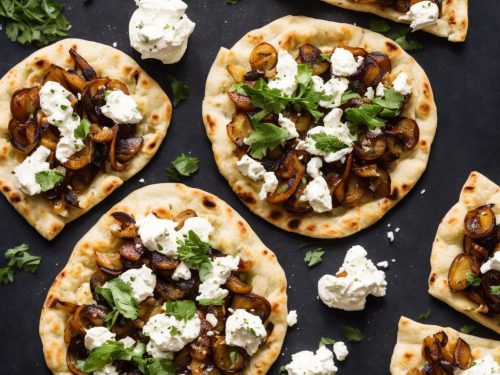 Charred Onion & Whipped Feta Flatbreads