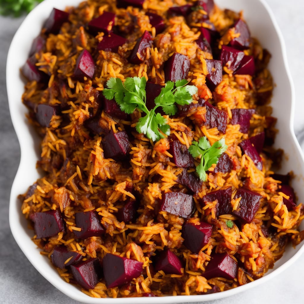 Cheat's Beetroot Biriyani