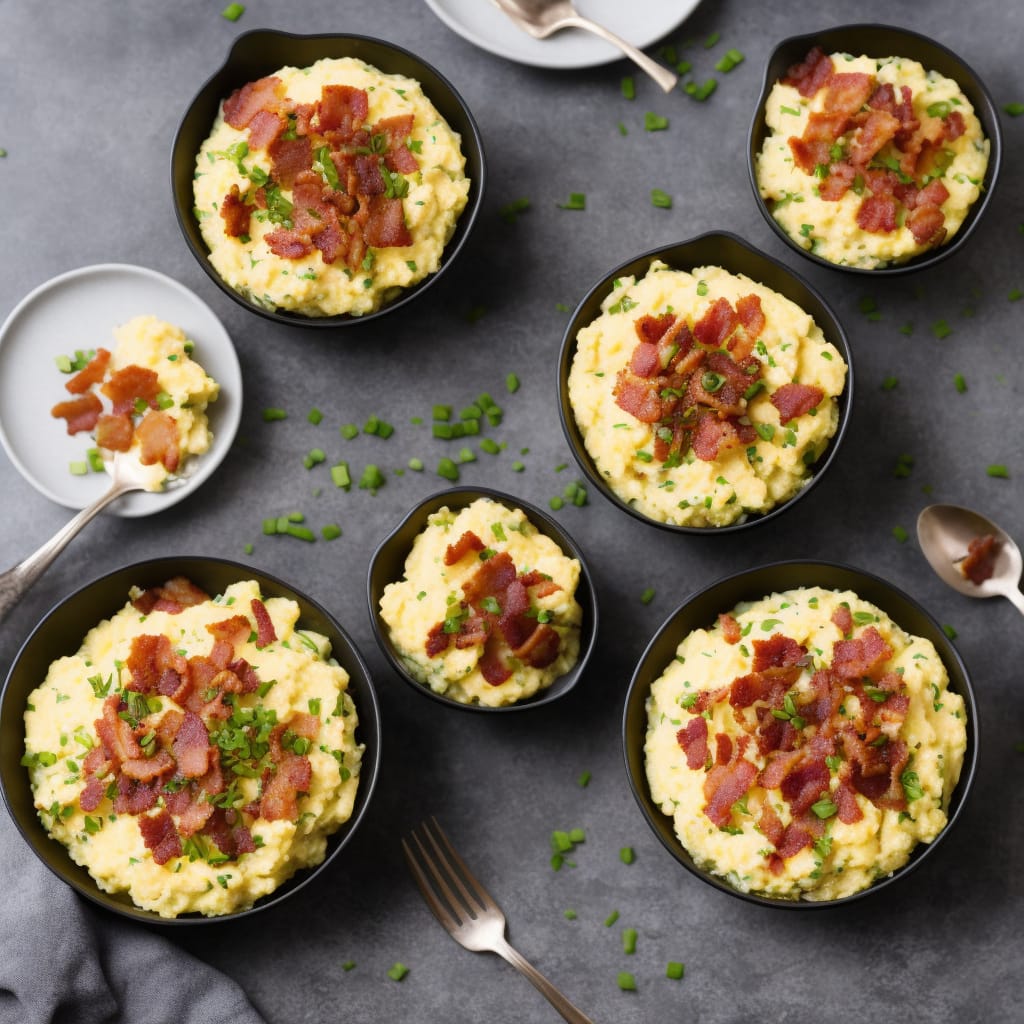 Cheese & Chive Mash with Bacon