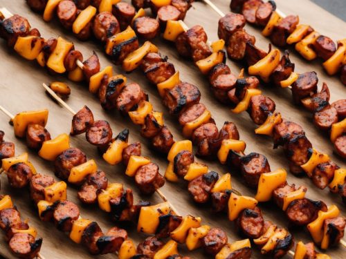 Cheese & Chorizo Skewers