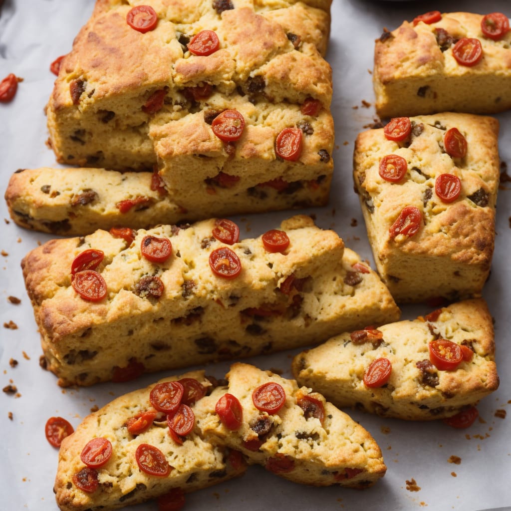 Cheese, Chorizo & Tomato Scone Loaf