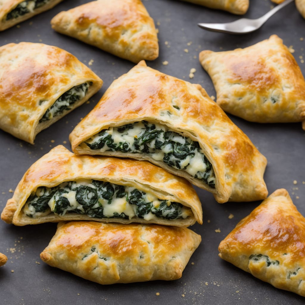 Cheese & Spinach Pasties