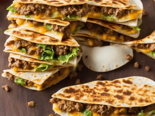 Cheeseburger Quesadilla