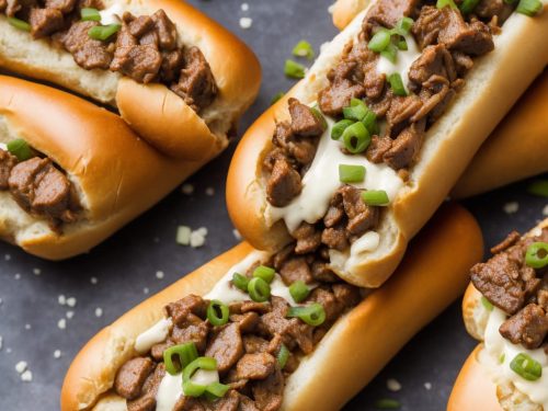 Cheesesteak Hot Dogs