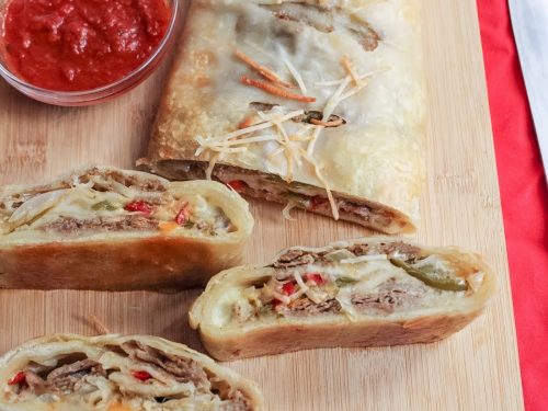 Cheesesteak Stromboli