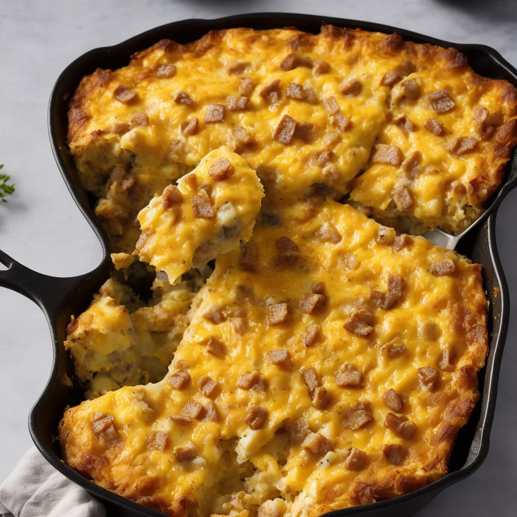 Cheesy Amish Breakfast Casserole