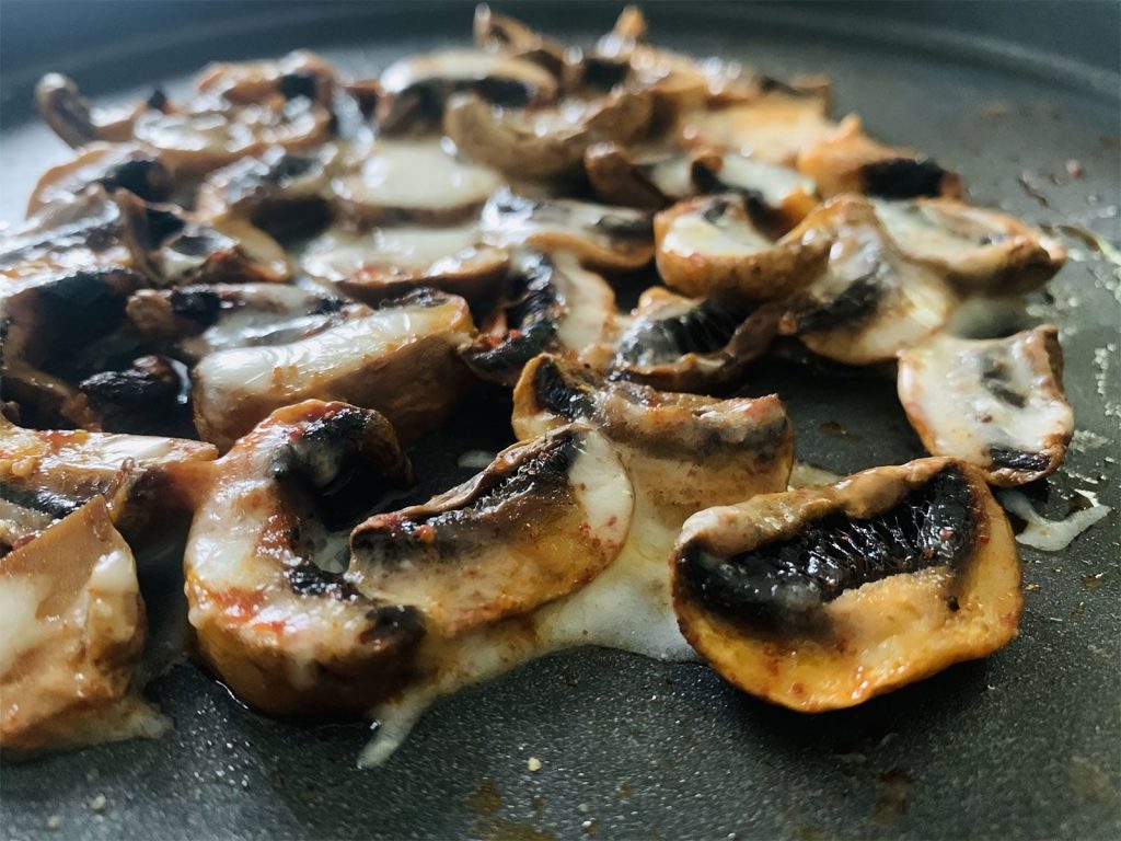 Cheesy Autumn Mushrooms