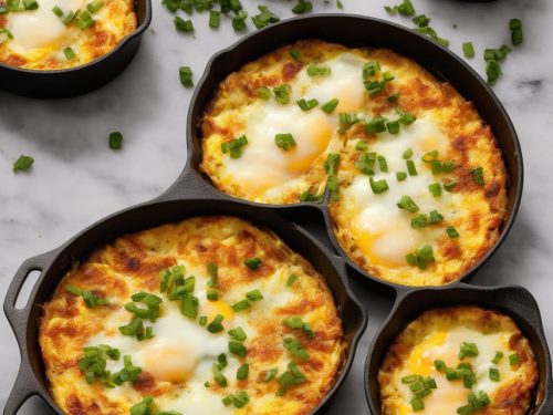 Cheesy Baked Eggs