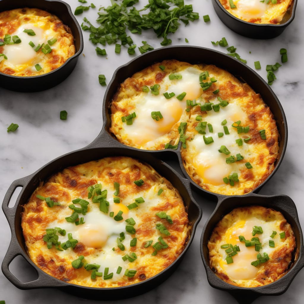 Cheesy Baked Eggs