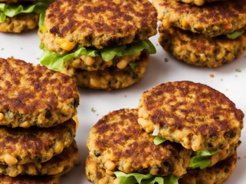 Cheesy Bean Burgers