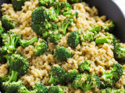 Cheesy Broccoli Quinoa Recipe