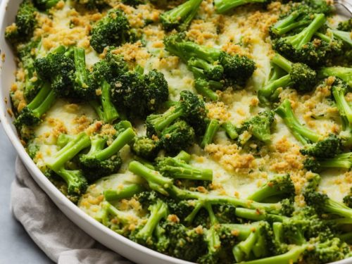 Cheesy Green Veg Gratin