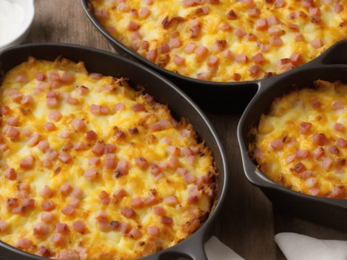 Cheesy Ham Potato Bake