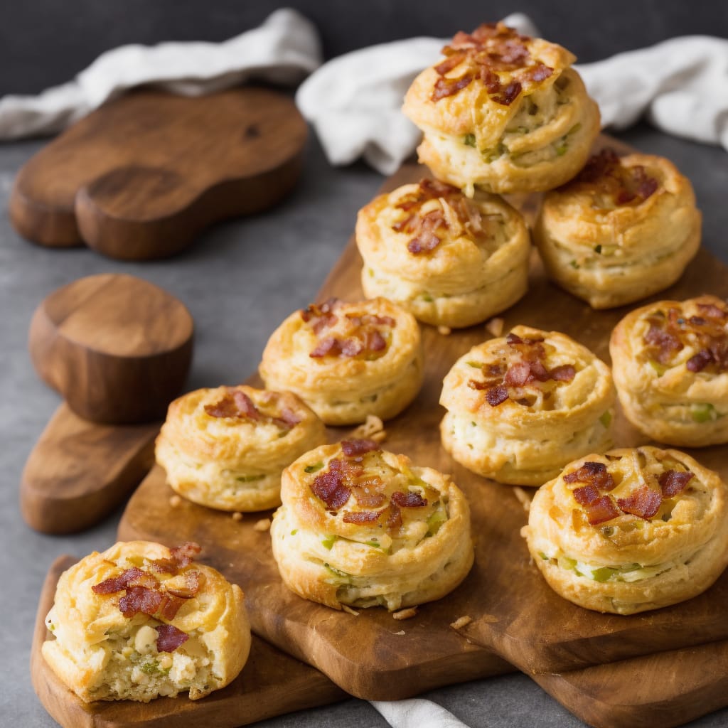 Cheesy Leek & Bacon Puff