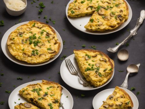 Cheesy Mushroom Omelette